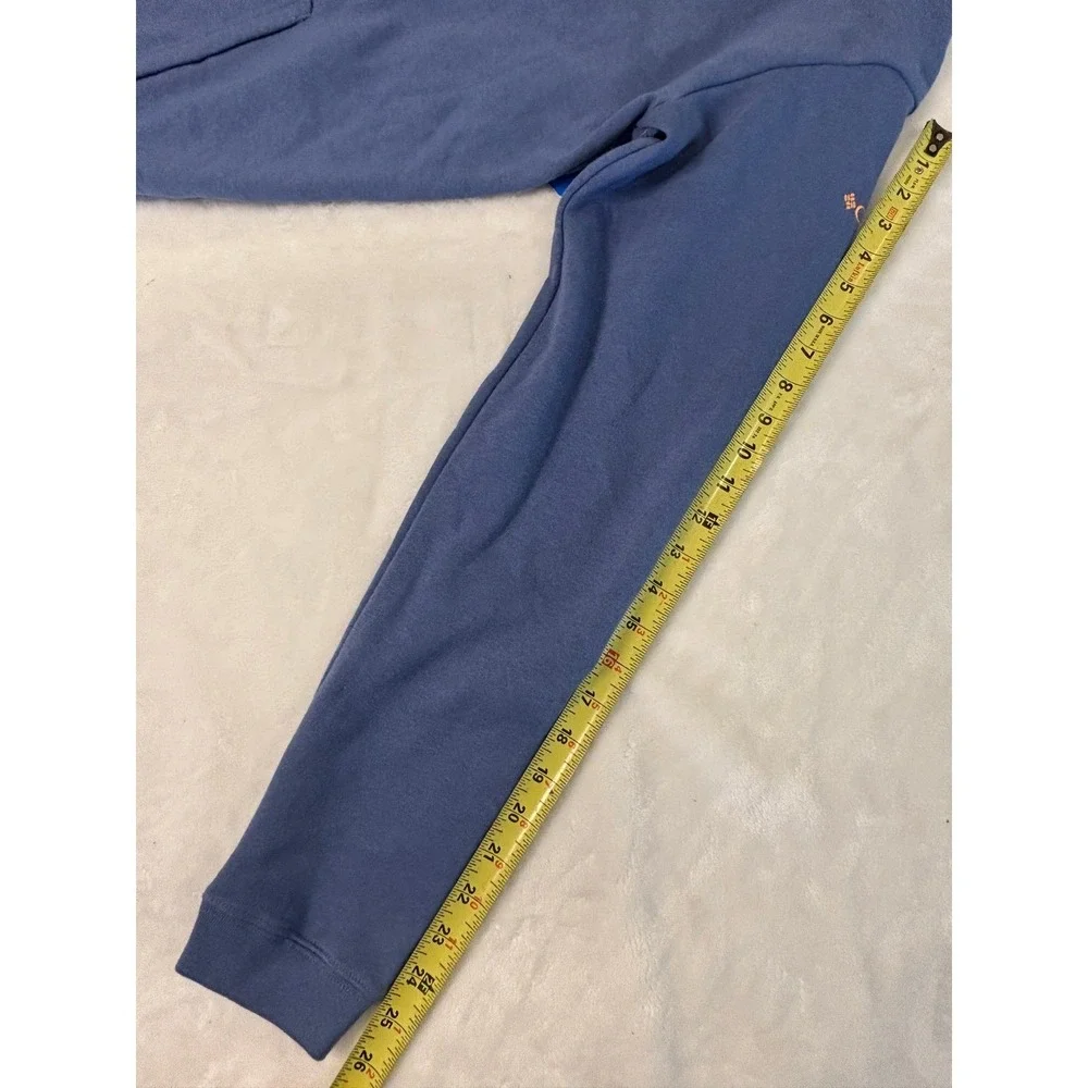 Columbia PFG Boys XL Blue Hoodie Fish Flag Graphic Pullover‎ Sweatshirt 18/20
